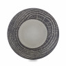Assiette plate en porcelaine - 31cm - Gris