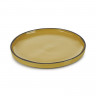 Assiette plate en porcelaine - 15cm - Curcuma