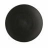 Assiette plate en porcelaine - 28cm - Noir