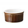 Ramequin en porcelaine - 25 cl - Marron