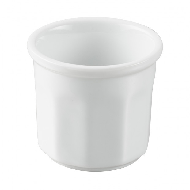 Pot à confiture en porcelaine - 4 cl - Blanc
