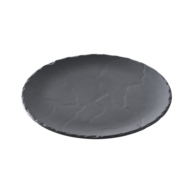 Assiette en ardoise - 32cm - Noir