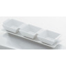 Ramequin carre en porcelaine - 6cm - Blanc