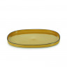 Assiette plate en porcelaine - 35cm - Curcuma