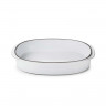 Plats en porcelaine - 34cm - Blanc