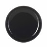 Assiette creuse en porcelaine - 23 cm - Noir