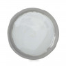 Assiette plate en porcelaine - 23.5 cm - Blanc