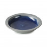 Assiette creuse en porcelaine - 21cm - Bleu