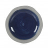 Assiette creuse en porcelaine - 21cm - Bleu