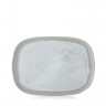 Assiette plate en porcelaine - 33 cm - Blanc