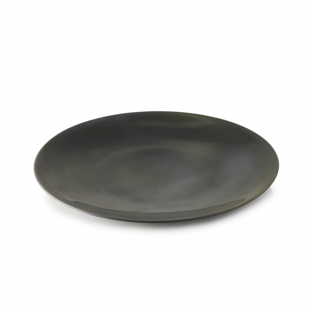 Assiette Plate en Porcelaine Equinoxe Edition Collector - Bronze - 16 & 31,5 cm