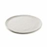 Assiette plate en porcelaine - 28 cm - Blanc