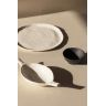 Assiette plate en porcelaine - 26 cm - Blanc