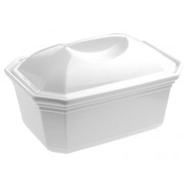 Terrine en porcelaine - 17 cm - Blanc