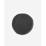 Assiette plate en porcelaine - 26 cm - Noir