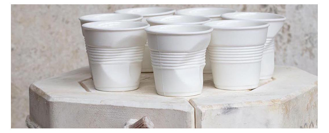 Gobelets Froissés  Tasses - Revol fabricant de porcelaine