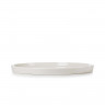 Assiette plate en porcelaine - 28cm - Blanc