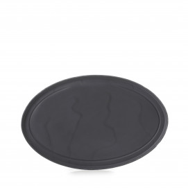 Assiette en ardoise - 35cm - Noir