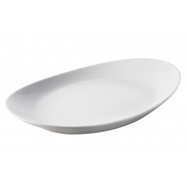 Assiette creuse en porcelaine - 33 cm - Blanc