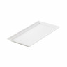 Plat rectangulaire en porcelaine - 26.3 cm - Blanc