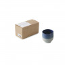 Coffret tasses en porcelaine - 8 cl - Bleu