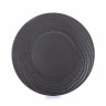 Assiette plate en porcelaine - 31cm - Noir