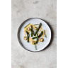 Assiette plate en porcelaine - 21cm - Blanc