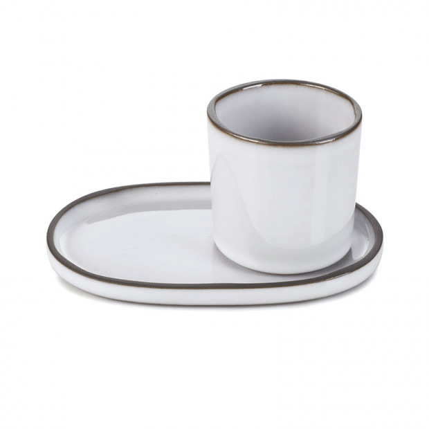 Tasse en porcelaine - 8cl - Blanc