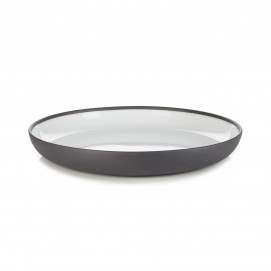 Assiette creuse en porcelaine - 27 cm - Blanc