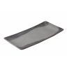 Assiette plate en porcelaine - 30cm - Gris