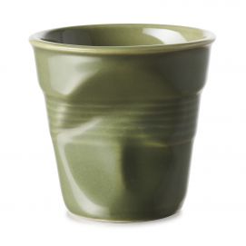 Gobelet froissés en porcelaine - Vert