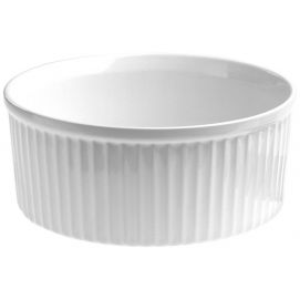 Moule à soufflé en porcelaine - 37 cl - Blanc