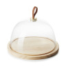 IBR CLOCHE, LARGE & OAK BASE